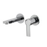 MISCELATORE LAVABO A PARETE PLACCA SEPARATA SERIE MAST