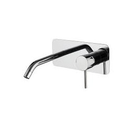 MISCELATORE LAVABO A PARETE SERIE SPILLO UP